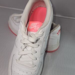 Nike Air Force 1 White with Pink Highlights